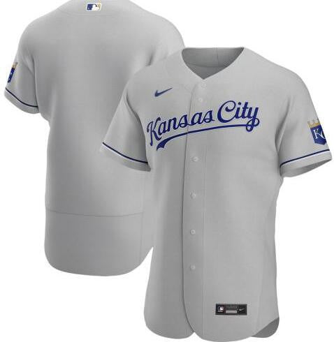 Custom Kansas City Royals gray jersey