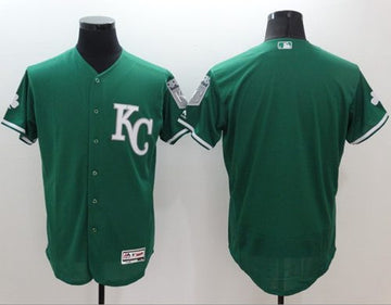 Custom Kansas City Royals green Authentic jersey