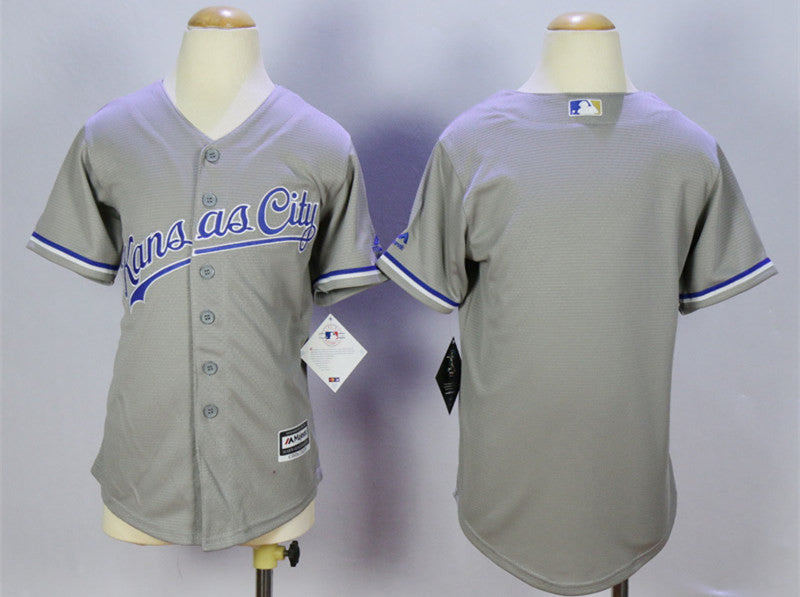 Custom Kansas City Royals grey jersey