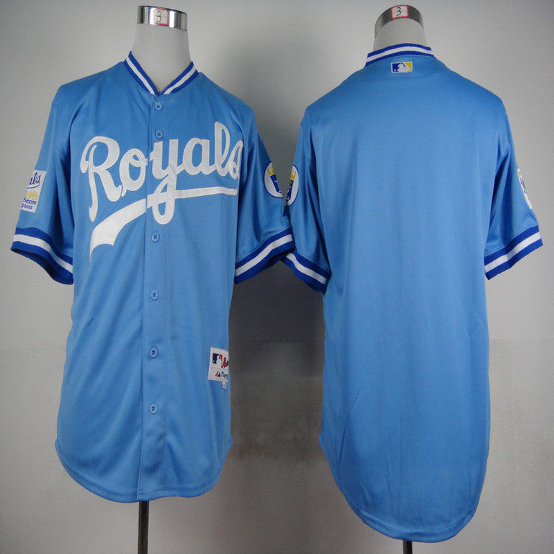Custom Kansas City Royals blue jersey