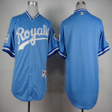 Custom Kansas City Royals blue jersey