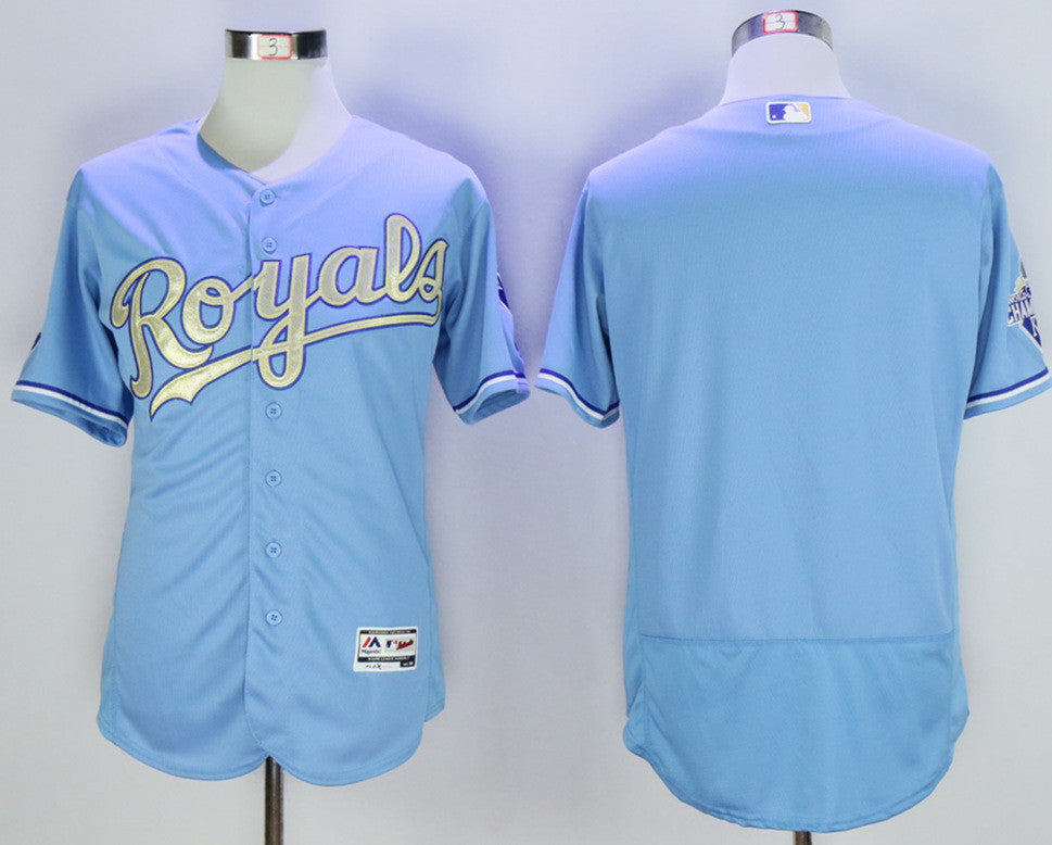 Custom Kansas City Royals blue jersey