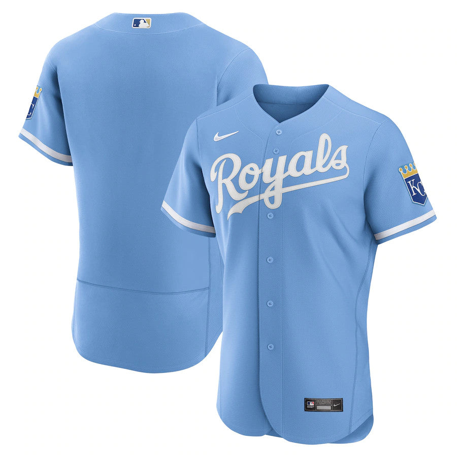 Custom Kansas City Royals blue Alternate jersey