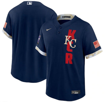 Custom Kansas City Royals navy All-Star jersey