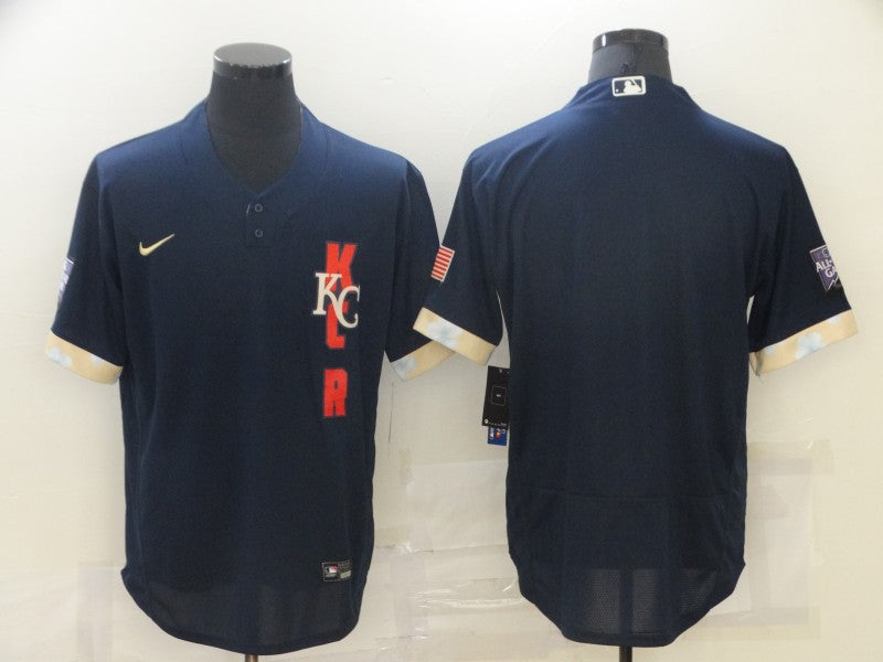 Custom Kansas City Royals navy All-Star jersey