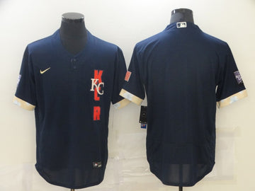 Custom Kansas City Royals navy All-Star jersey