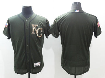 Custom Kansas City Royals olive jersey