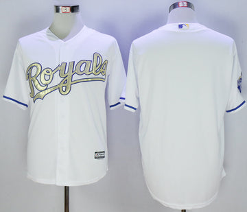 Custom Kansas City Royals white jersey