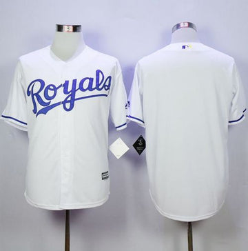Custom Kansas City Royals white jersey