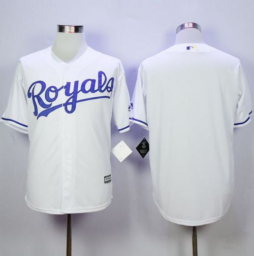 Custom Kansas City Royals white jersey