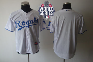 Custom Kansas City Royals white jersey