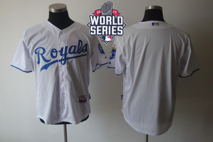 Custom Kansas City Royals white jersey