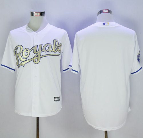 Custom Kansas City Royals white jersey