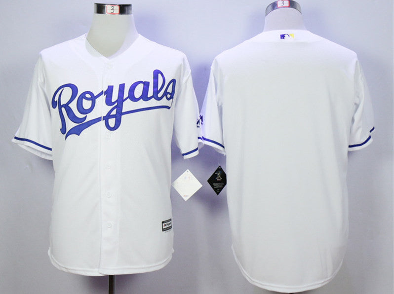 Custom Kansas City Royals white jersey