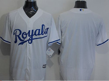 Custom Kansas City Royals white jersey