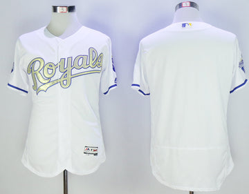 Custom Kansas City Royals white jersey
