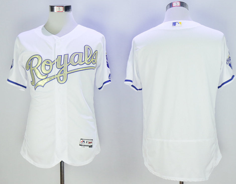Custom Kansas City Royals white jersey