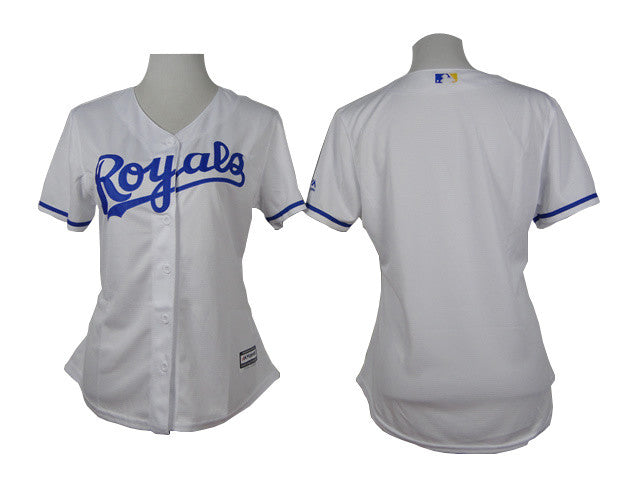 Custom Kansas City Royals white jersey