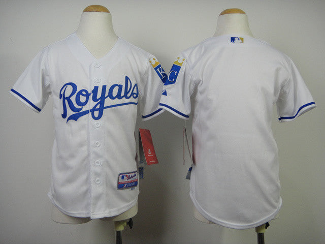 Custom Kansas City Royals white jersey