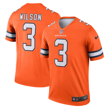 Russell Wilson Denver Broncos orange Legend jersey