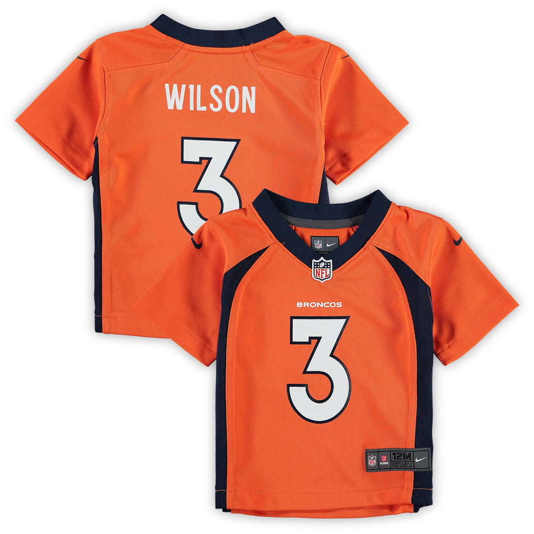 Russell Wilson Denver Broncos orange jersey