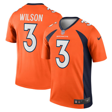 Russell Wilson Denver Broncos orange Legend jersey