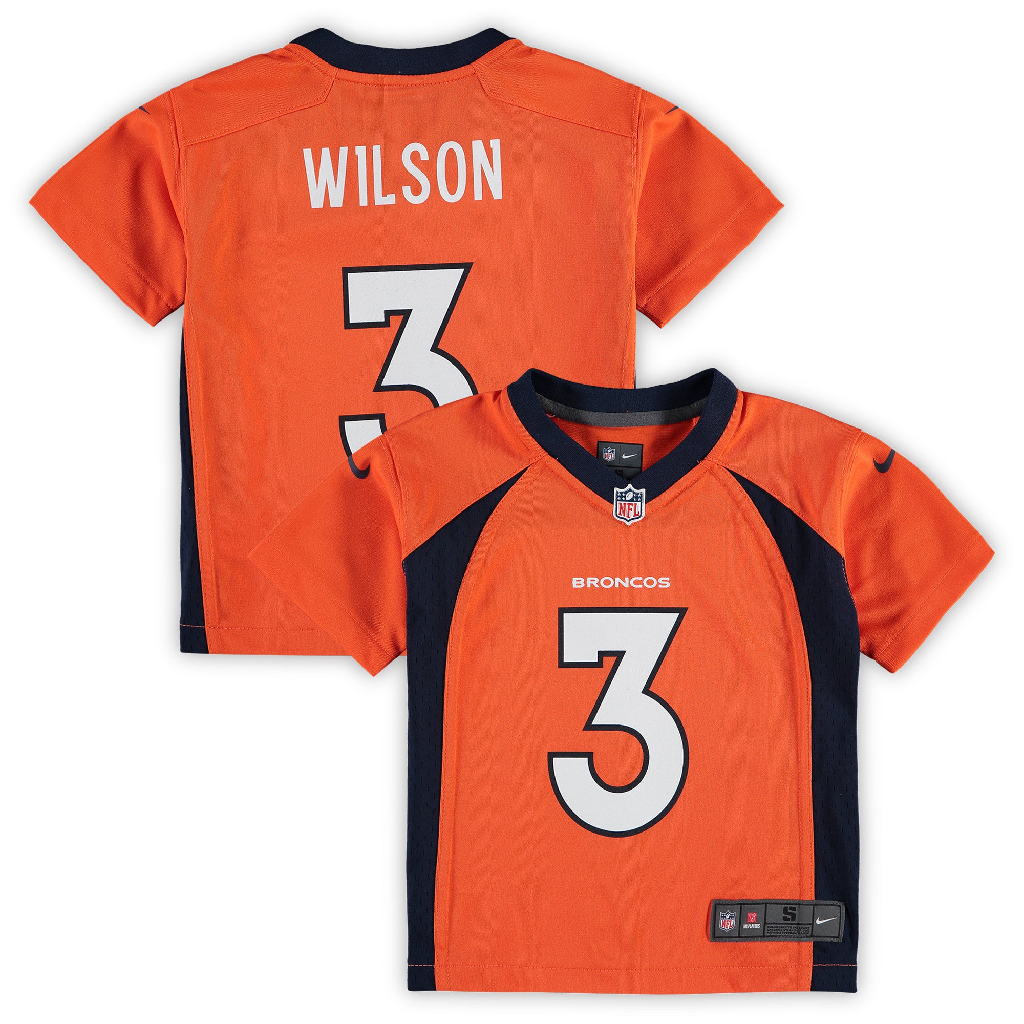 Russell Wilson Preschool Denver Broncos orange jersey
