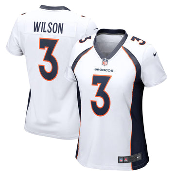 Russell Wilson Denver Broncos white jersey