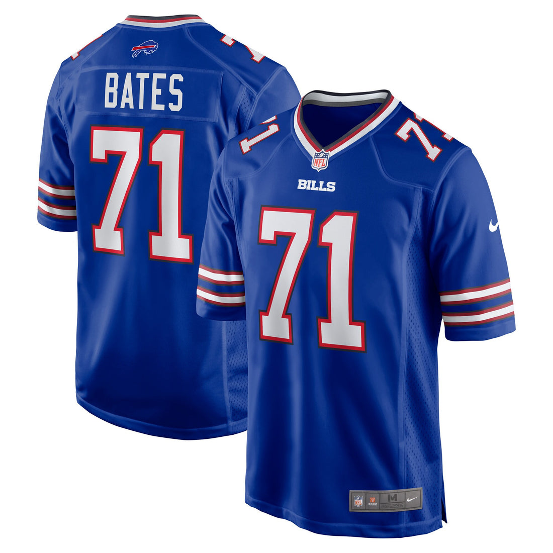 Ryan Bates Buffalo Bills royal Game jersey