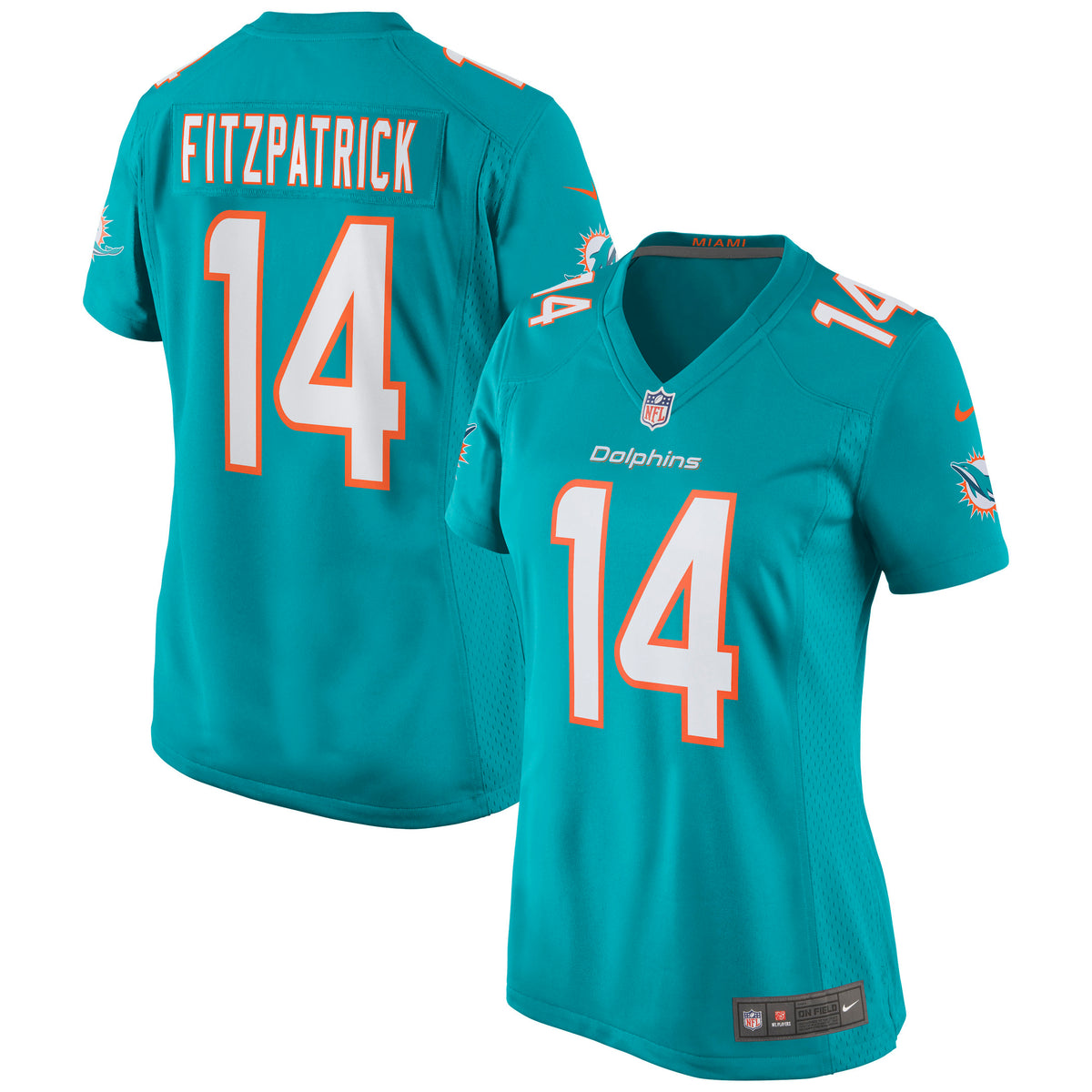 Ryan Fitzpatrick Miami Dolphins aqua jersey