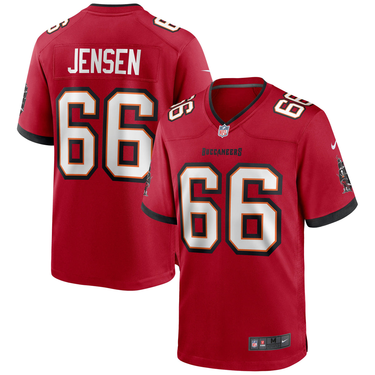 Ryan Jensen Tampa Bay Buccaneers red jersey