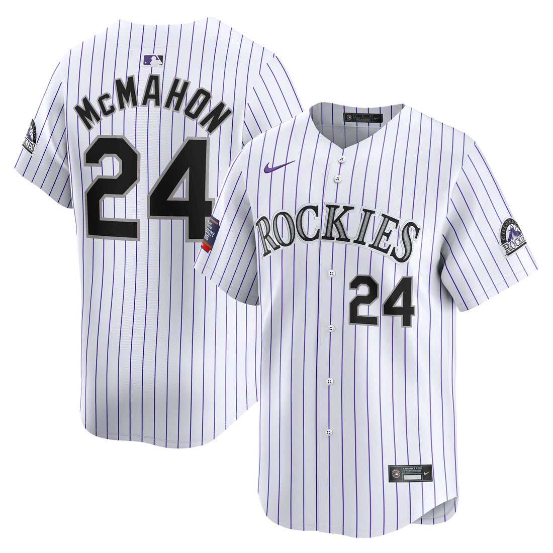 Ryan Mcmahon Colorado Rockies white Limited jersey
