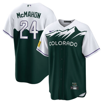 Ryan Mcmahon Colorado Rockies white City Connect jersey