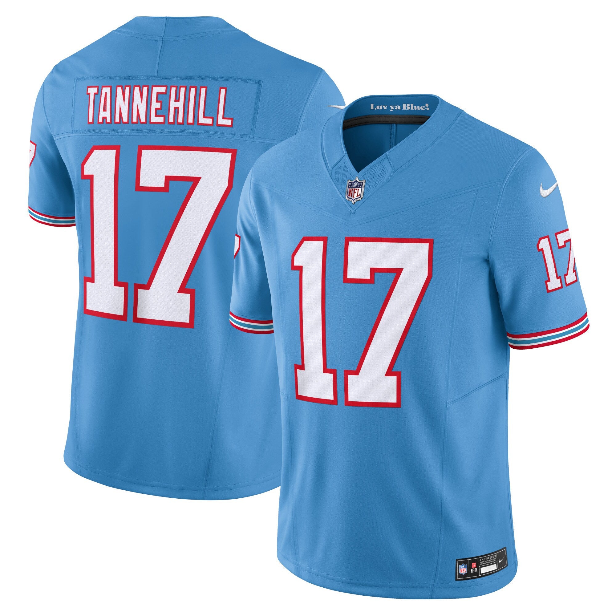 Ryan Tannehill Tennessee Titans blue Vapor jersey