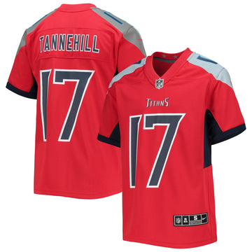 Ryan Tannehill Tennessee Titans red jersey