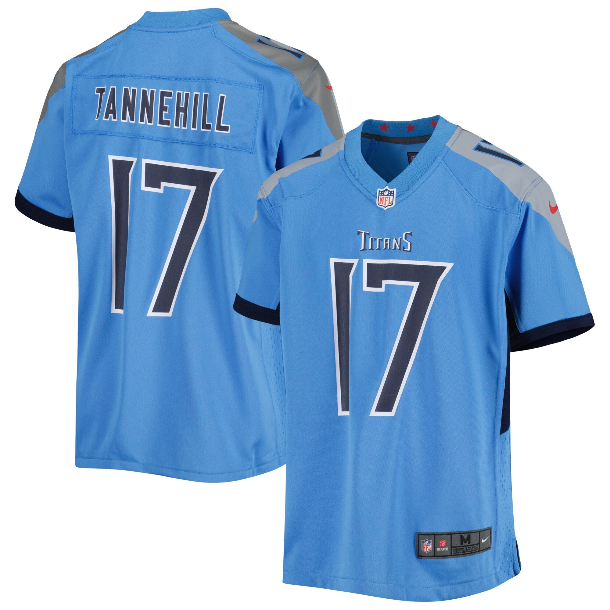 Ryan Tannehill Tennessee Titans blue jersey