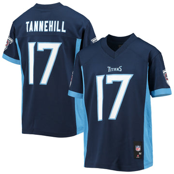Ryan Tannehill Tennessee Titans navy jersey
