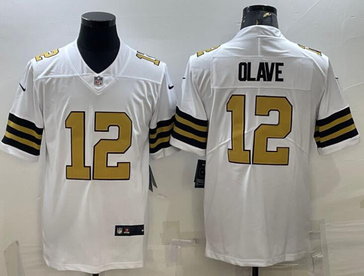 Chris Olave New Orleans Saints white Color Rush jersey