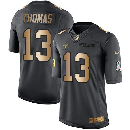 Michael Thomas New Orleans Saints black Salute To Service jersey