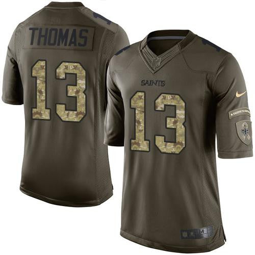 Michael Thomas New Orleans Saints green Salute To Service jersey