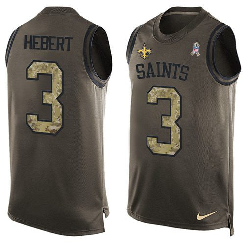 Bobby Hebert New Orleans Saints green Salute To Service jersey
