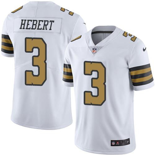 Bobby Hebert New Orleans Saints white Limited jersey