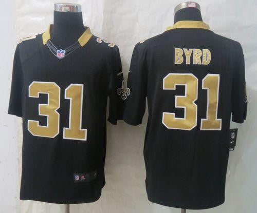 Jairus Byrd New Orleans Saints black Limited jersey