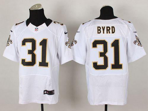 Jairus Byrd New Orleans Saints white Elite jersey