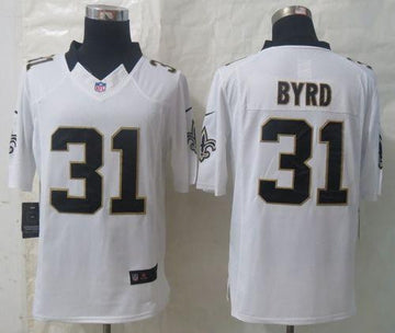 Jairus Byrd New Orleans Saints white Limited jersey