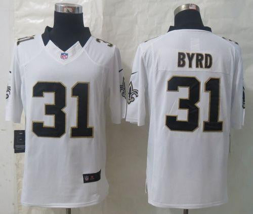 Jairus Byrd New Orleans Saints white Limited jersey