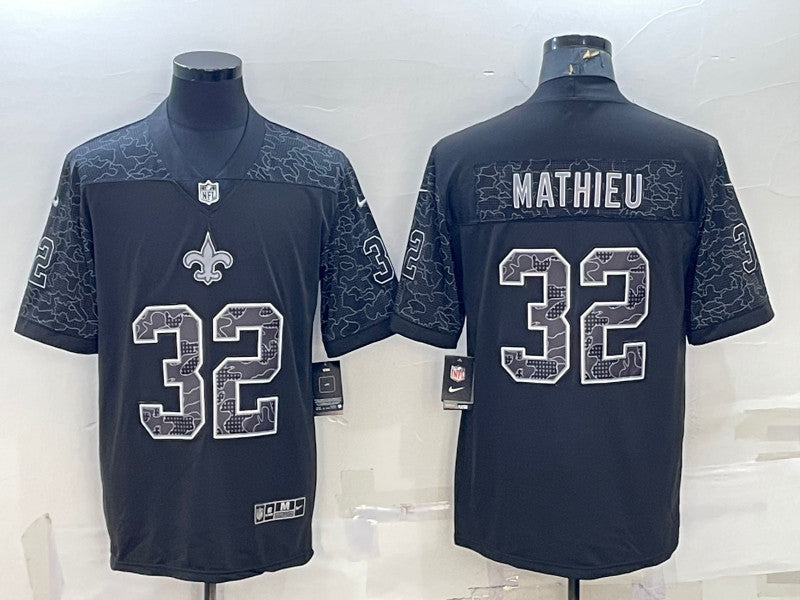 Tyrann Mathieu New Orleans Saints black Limited jersey