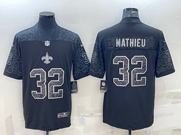 Tyrann Mathieu New Orleans Saints black Limited jersey