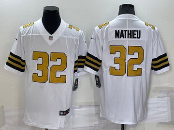 Tyrann Mathieu New Orleans Saints white Color Rush jersey
