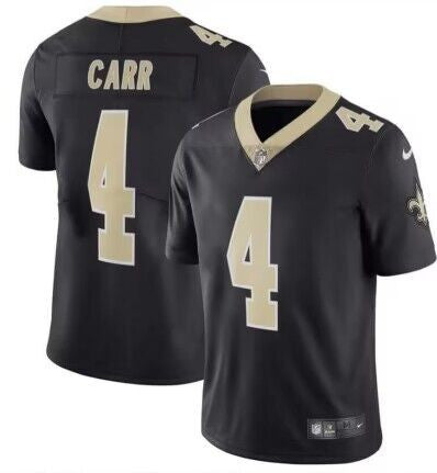 Derek Carr New Orleans Saints black Untouchable jersey